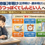 #064.【保存版】年明け（正月明け・連休明け）にうつっぽくてしんどい人へ：1週間の“最低ライン”回復プラン（0点の日でもOK）