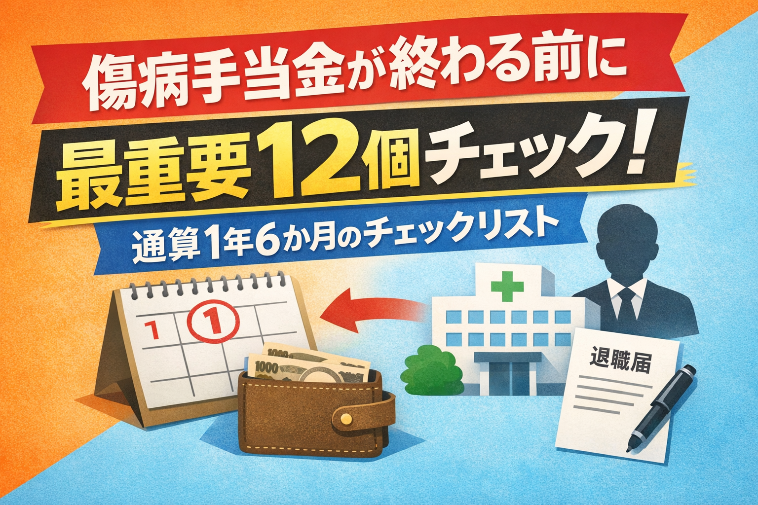 #091.傷病手当金が終わる前にやること12個｜通算1年6か月チェックリスト