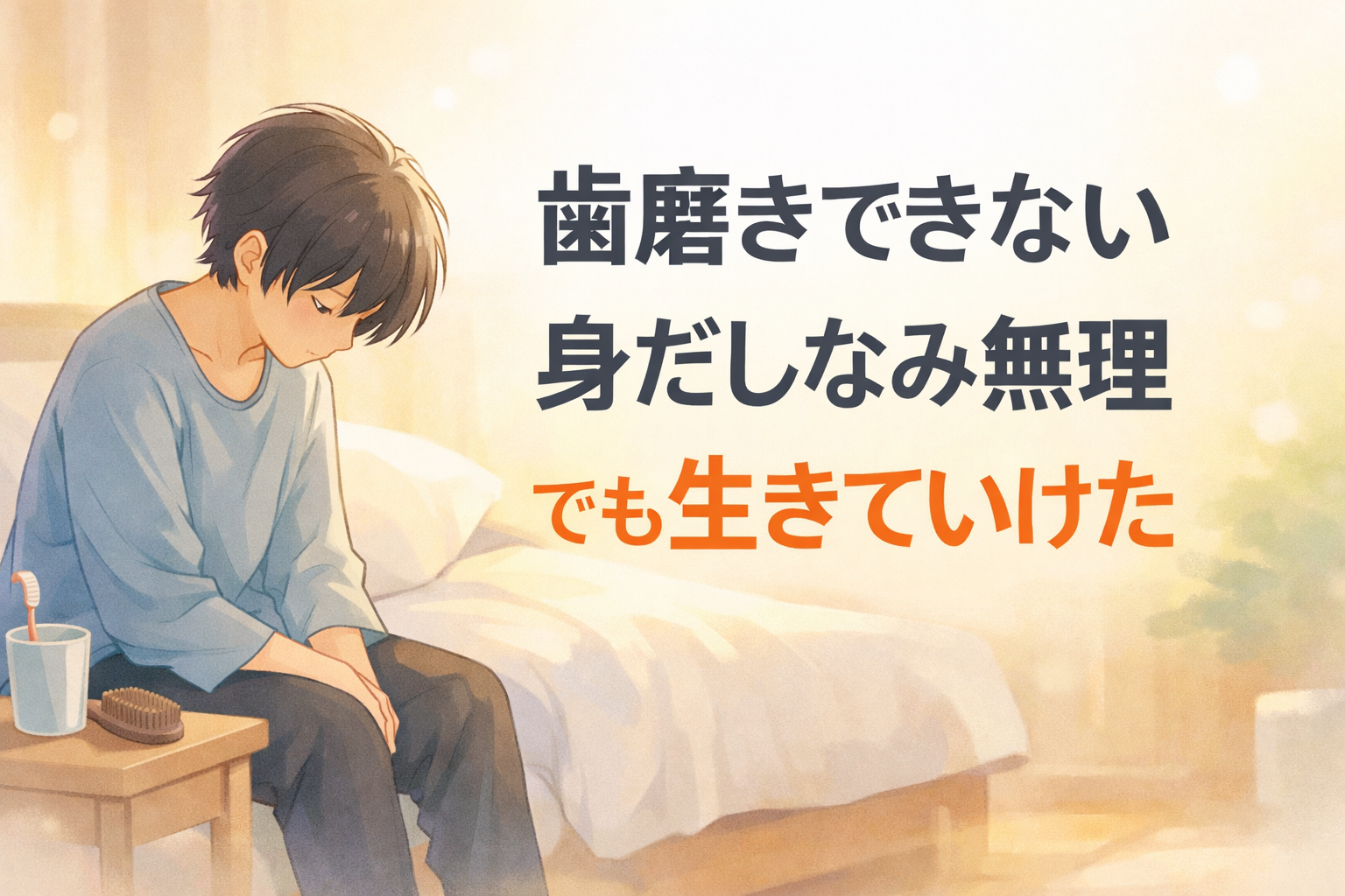 #096.歯磨きできない・身だしなみ無理でも生きていけた｜0点の最低ライン設計