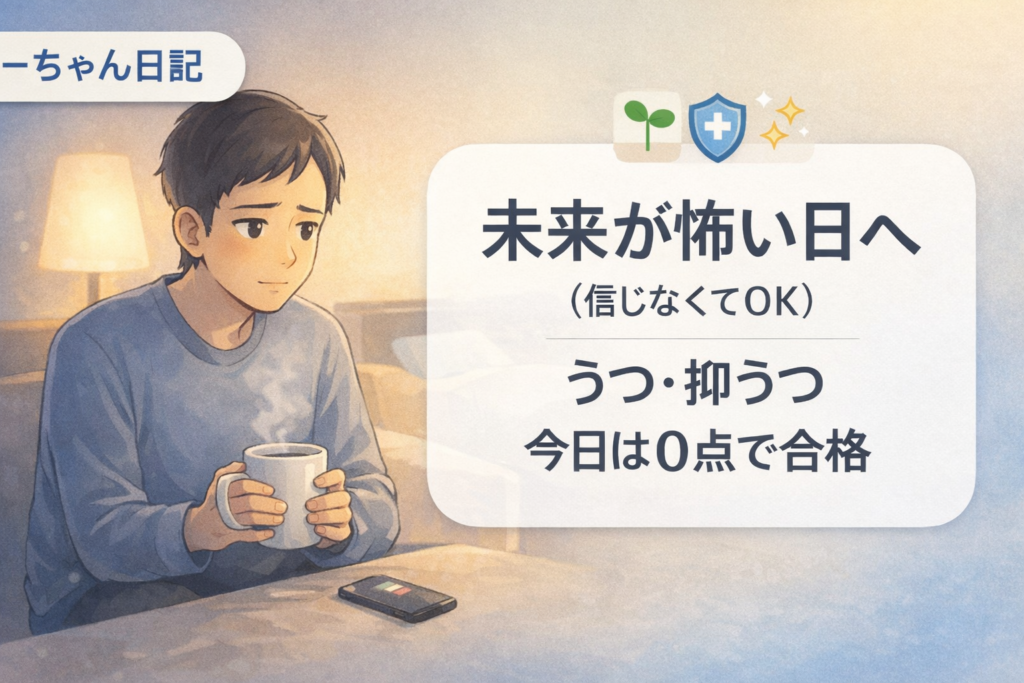 #109.うつで未来が怖い・希望が持てない日に｜未来は良くなる（信じなくてOK）