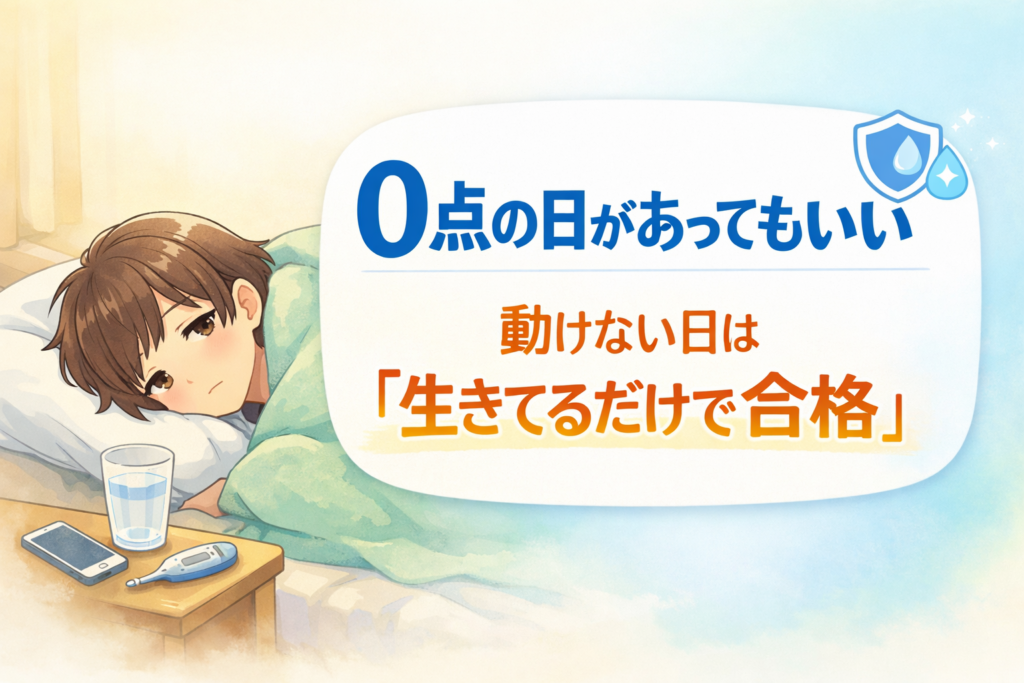 #119.0点の日があったっていいじゃない｜うつで「無理」「動けない」日に、生きてるだけで合格