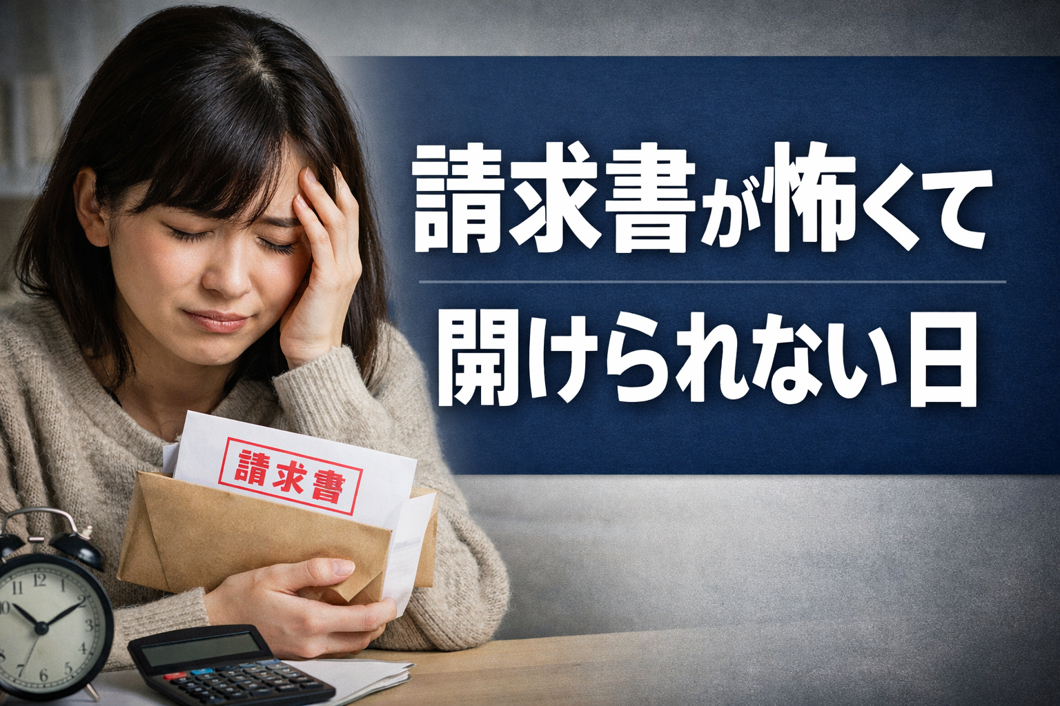 #122.請求書が怖い・開けられない日｜“詰まない”最低ライン（開封→保留→支払い）